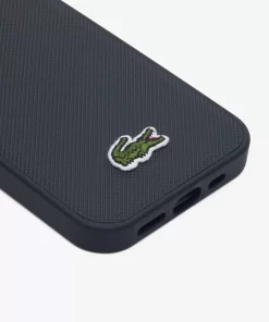 Lacoste Iphone Cases-Pique Effect Iphone 15 Case