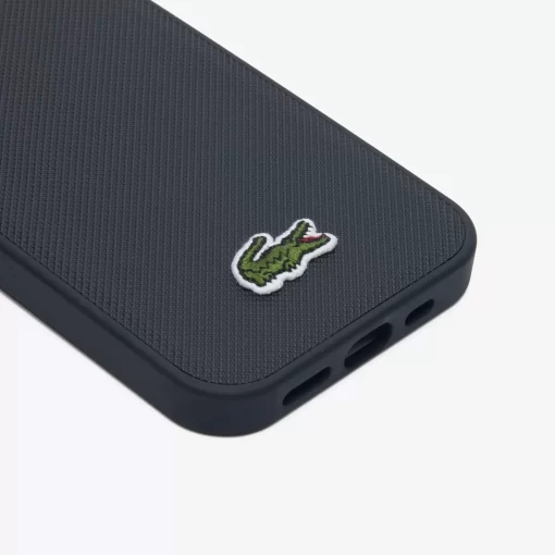 Lacoste Iphone Cases-Pique Effect Iphone 15 Case