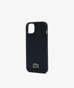 Lacoste Iphone Cases-Pique Effect Iphone 15 Plus Case