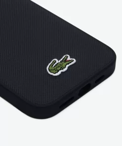 Lacoste Iphone Cases-Pique Effect Iphone 15 Plus Case