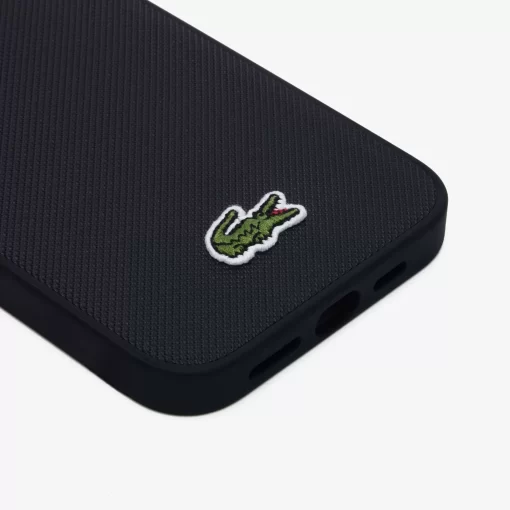 Lacoste Iphone Cases-Pique Effect Iphone 15 Plus Case