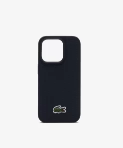 Lacoste Iphone Cases-Pique Effect Iphone 15 Pro Case