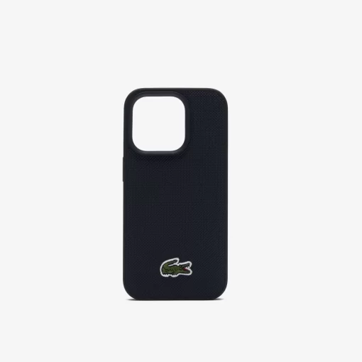 Lacoste Iphone Cases-Pique Effect Iphone 15 Pro Case