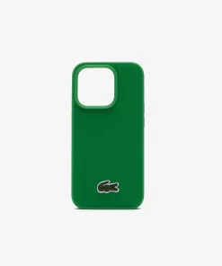 Lacoste Iphone Cases-Pique Effect Iphone 15 Pro Case