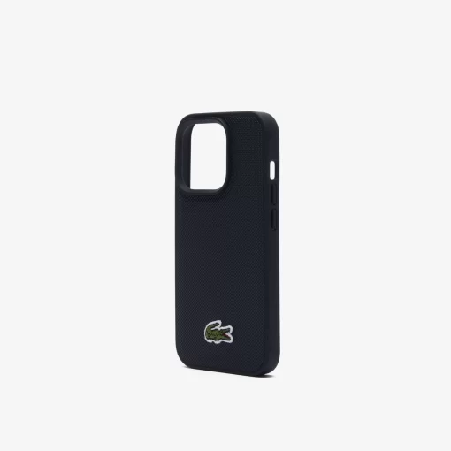 Lacoste Iphone Cases-Pique Effect Iphone 15 Pro Case