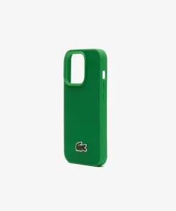 Lacoste Iphone Cases-Pique Effect Iphone 15 Pro Case