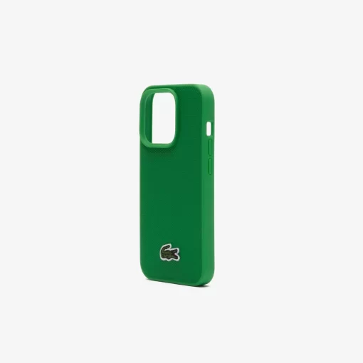 Lacoste Iphone Cases-Pique Effect Iphone 15 Pro Case