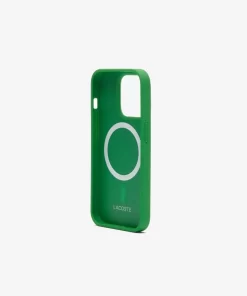 Lacoste Iphone Cases-Pique Effect Iphone 15 Pro Case