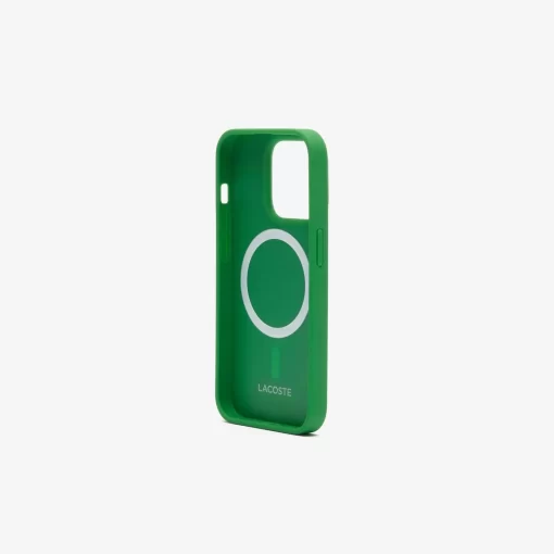 Lacoste Iphone Cases-Pique Effect Iphone 15 Pro Case