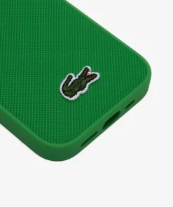 Lacoste Iphone Cases-Pique Effect Iphone 15 Pro Case