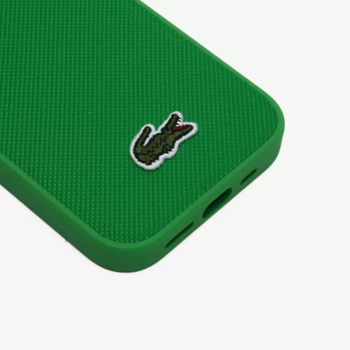 Lacoste Iphone Cases-Pique Effect Iphone 15 Pro Case