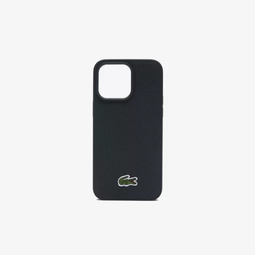 Lacoste Iphone Cases-Pique Effect Iphone 15 Pro Max Case