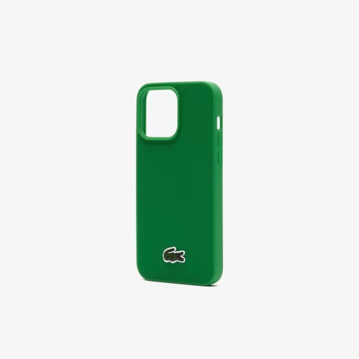 Lacoste Iphone Cases-Pique Effect Iphone 15 Pro Max Case