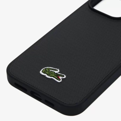 Lacoste Iphone Cases-Pique Effect Iphone 15 Pro Max Case