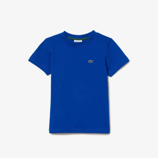 Lacoste Boy Clothing-Plain Cotton Jersey T-Shirt