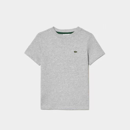 Lacoste Boy Clothing-Plain Cotton Jersey T-Shirt