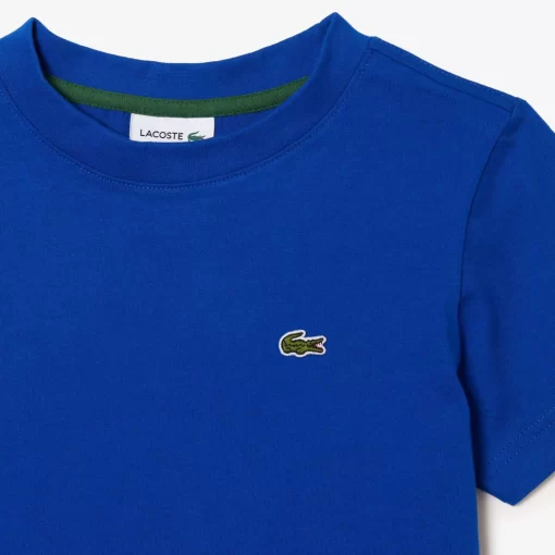 Lacoste Boy Clothing-Plain Cotton Jersey T-Shirt