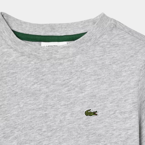 Lacoste Boy Clothing-Plain Cotton Jersey T-Shirt