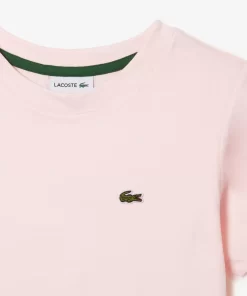 Lacoste Boy Clothing-Plain Cotton Jersey T-Shirt