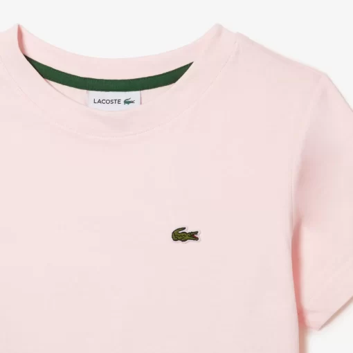 Lacoste Boy Clothing-Plain Cotton Jersey T-Shirt