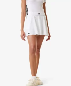 Lacoste Tennis-Pleat Back Ultra-Dry Tennis Skirt With Contrast Shorts