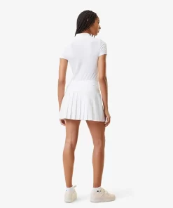 Lacoste Tennis-Pleat Back Ultra-Dry Tennis Skirt With Contrast Shorts