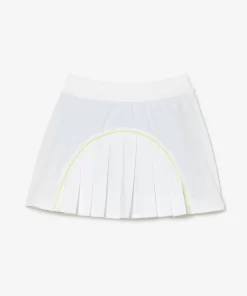 Lacoste Tennis-Pleat Back Ultra-Dry Tennis Skirt With Contrast Shorts