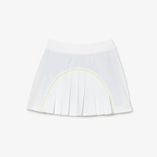 Lacoste Tennis-Pleat Back Ultra-Dry Tennis Skirt With Contrast Shorts