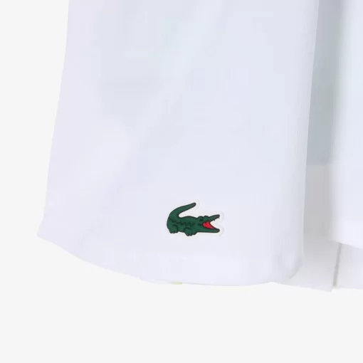 Lacoste Tennis-Pleat Back Ultra-Dry Tennis Skirt With Contrast Shorts