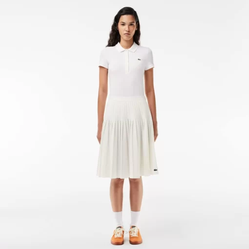 Lacoste Dresses & Skirts-Pleated Twill Skirt