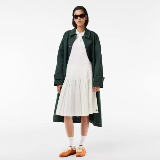 Lacoste Dresses & Skirts-Pleated Twill Skirt