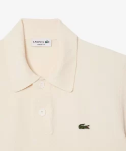 Lacoste Knitwear-Polo Collar Cotton Blend Soft Knit Sweater