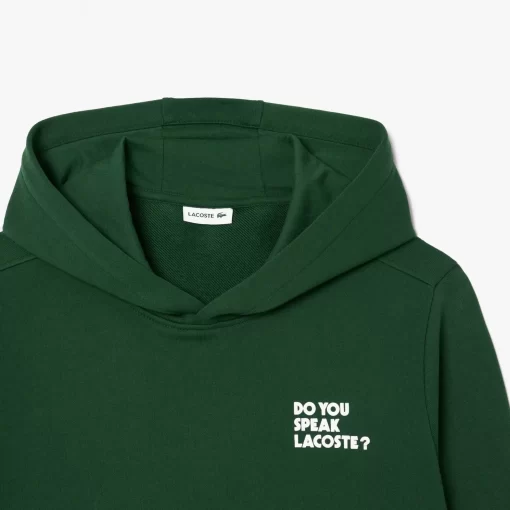 Lacoste Girl Clothing-Print Back Hoodie