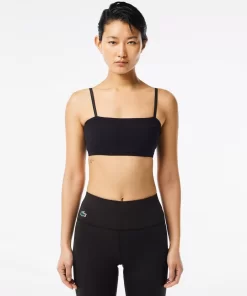 Lacoste Bras & Leggings-Print Strappy Bralette