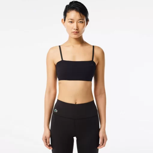 Lacoste Bras & Leggings-Print Strappy Bralette