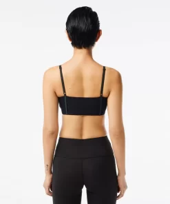 Lacoste Bras & Leggings-Print Strappy Bralette