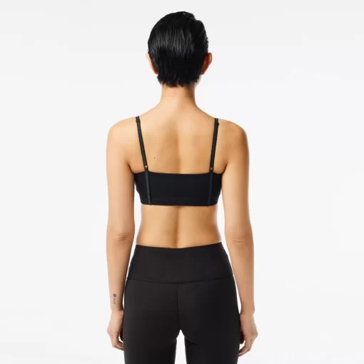 Lacoste Bras & Leggings-Print Strappy Bralette