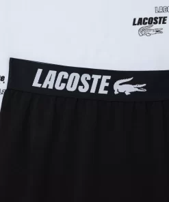 Lacoste Underwear & Lounge Wear-Print Top Pajama Set