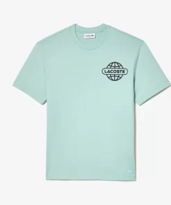 Lacoste T-Shirts-Printed Heavy Cotton Jersey T-Shirt