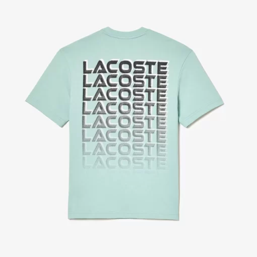 Lacoste T-Shirts-Printed Heavy Cotton Jersey T-Shirt