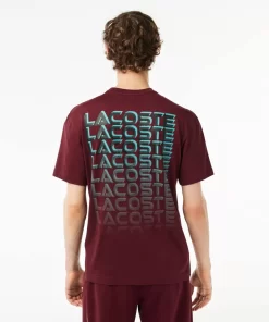 Lacoste T-Shirts-Printed Heavy Cotton Jersey T-Shirt