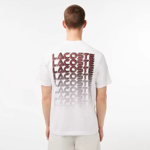 Lacoste T-Shirts-Printed Heavy Cotton Jersey T-Shirt