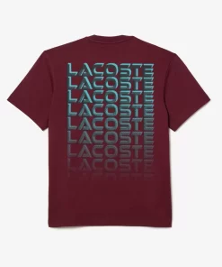 Lacoste T-Shirts-Printed Heavy Cotton Jersey T-Shirt