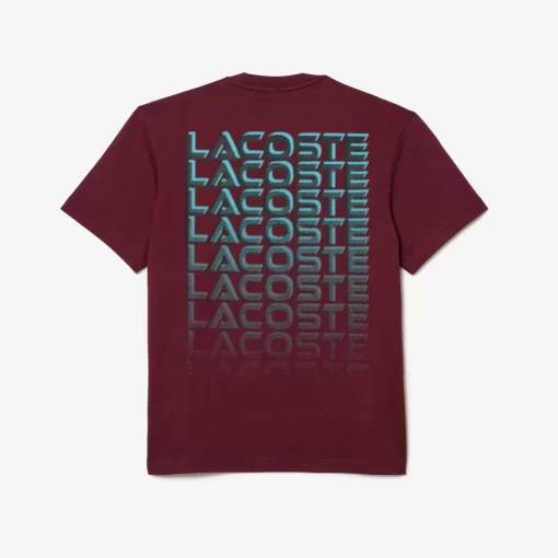 Lacoste T-Shirts-Printed Heavy Cotton Jersey T-Shirt