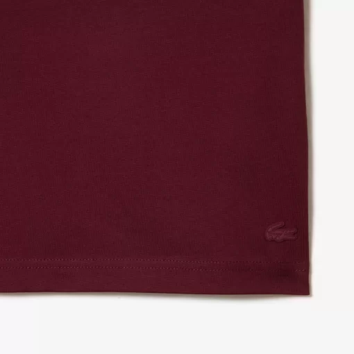 Lacoste T-Shirts-Printed Heavy Cotton Jersey T-Shirt