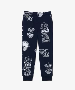 Lacoste Girl Clothing-Printed Jogger Track Pants