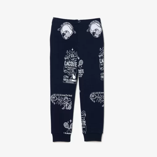 Lacoste Girl Clothing-Printed Jogger Track Pants