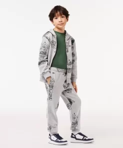 Lacoste Girl Clothing-Printed Jogger Track Pants