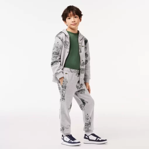 Lacoste Girl Clothing-Printed Jogger Track Pants