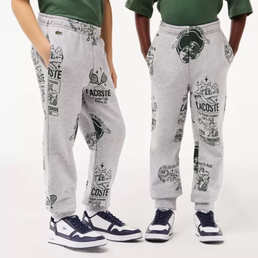 Lacoste Girl Clothing-Printed Jogger Track Pants